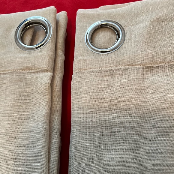 Room 2 Panels Set Extra Length Grommet Sheer Window Drapes for Bedroom 52×95 in - Picture 2 of 6